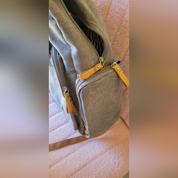 Gray Canvas Birch Bag Backpack - Picture 5 of 8